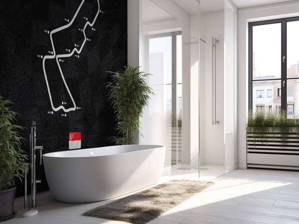 Formule 1 circuit - Marina Bay Street Circuit - Singapore