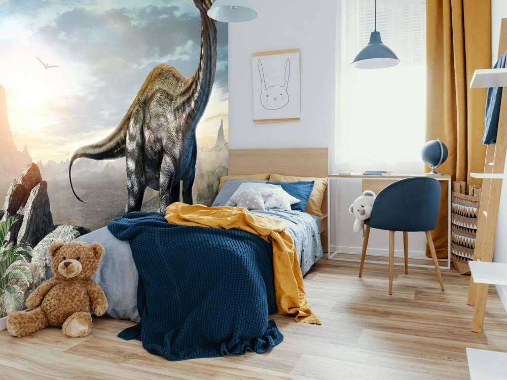 Apatosaurus in de bergen