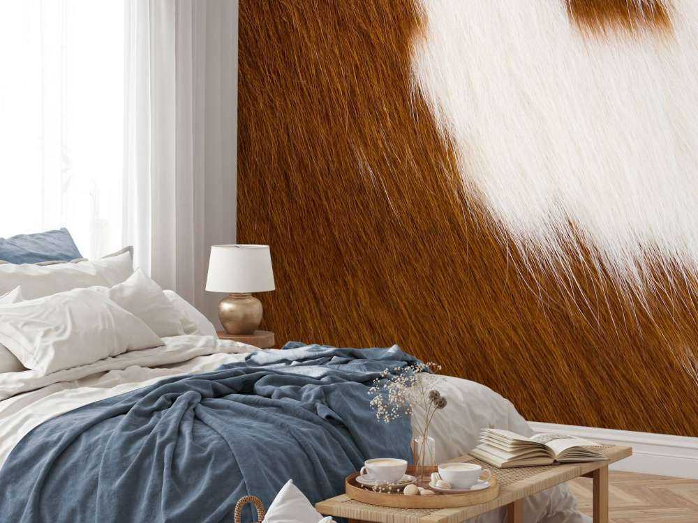 Koeienhuid roodbonte koe