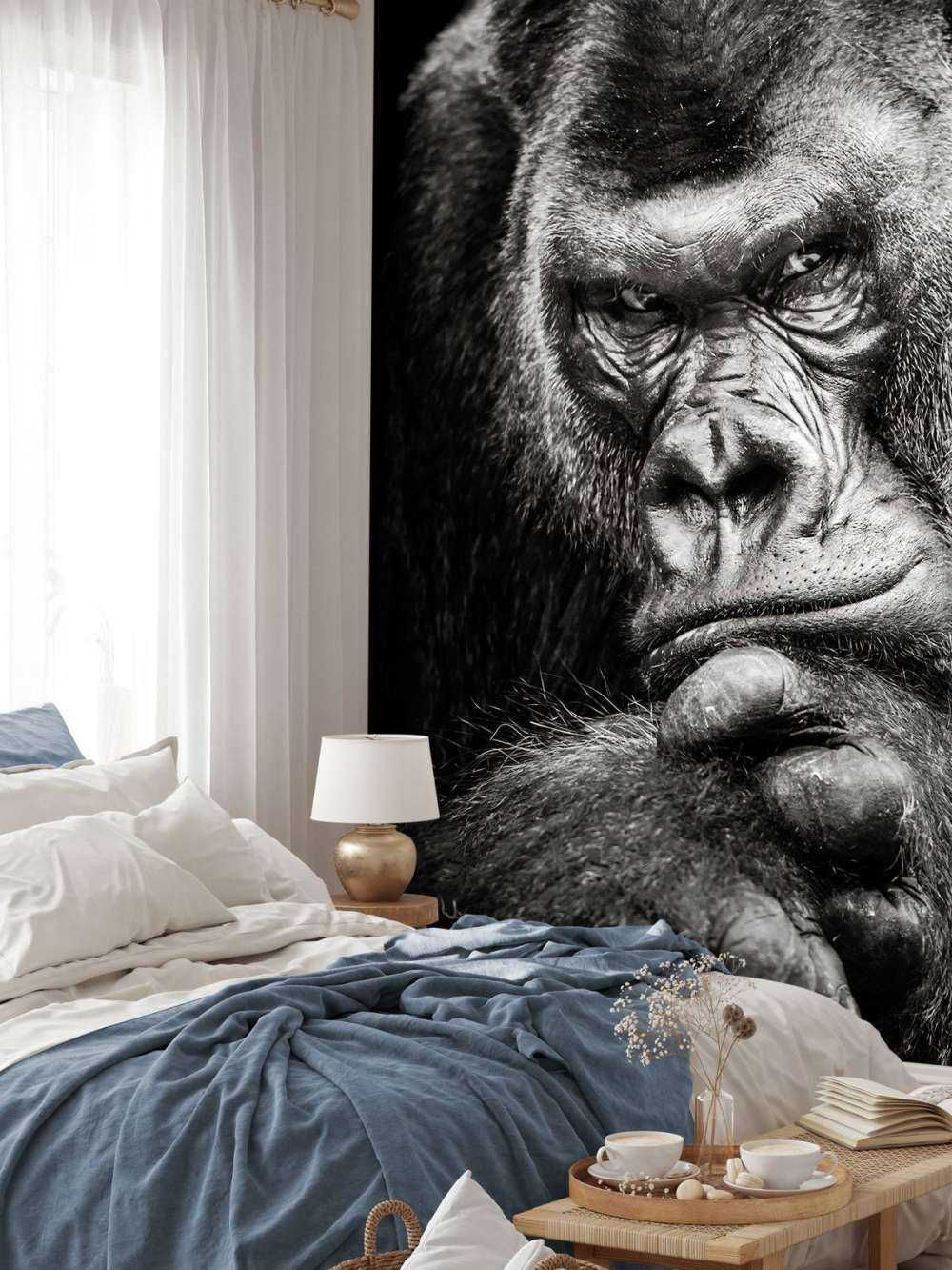 Close-up foto van een gorilla