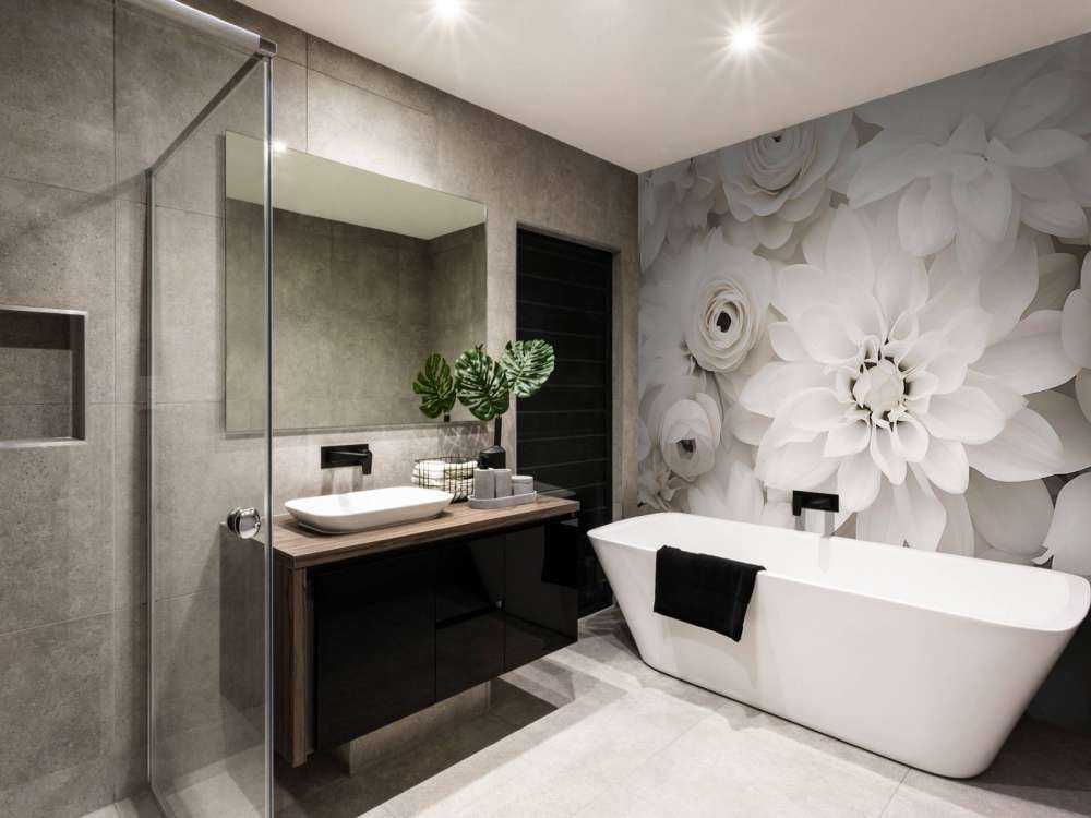Blossom cascade floral beauty off white