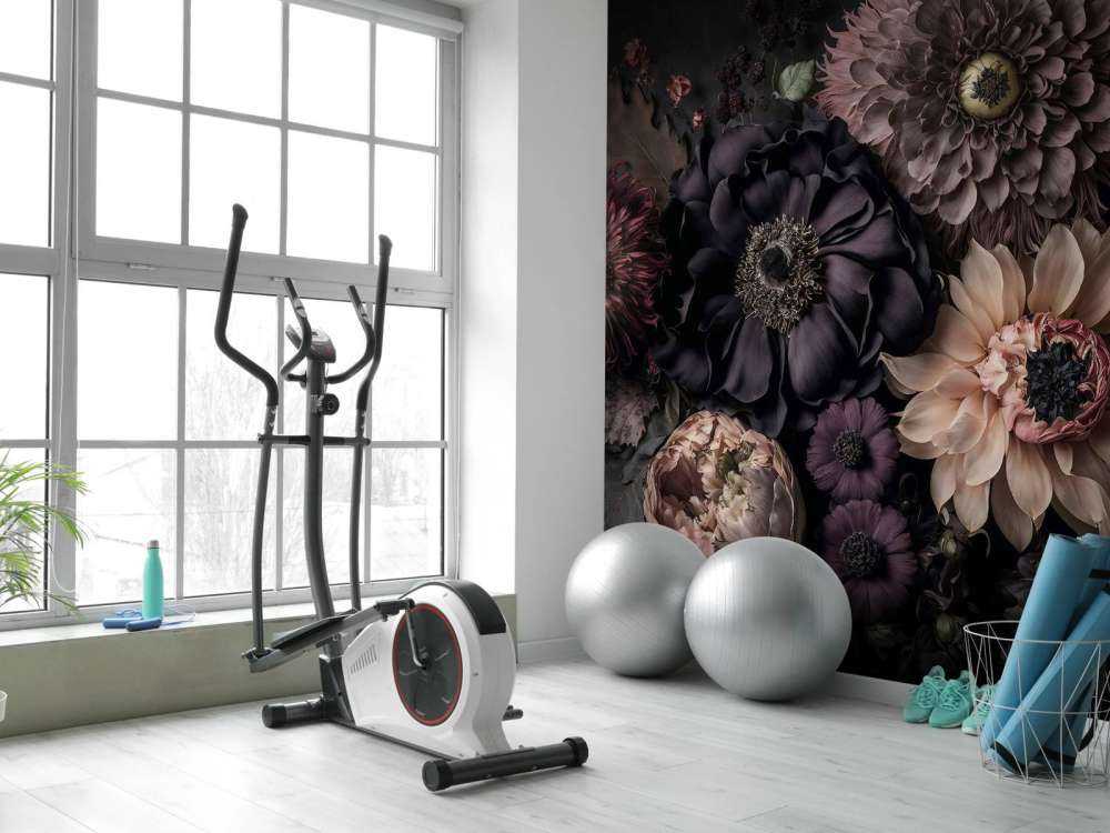 Dark moody flowers bohemian luxury