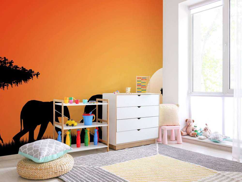 Safari bij zonsondergang