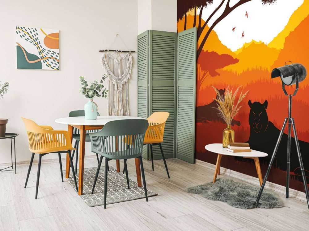 Zonsondergang in Afrika