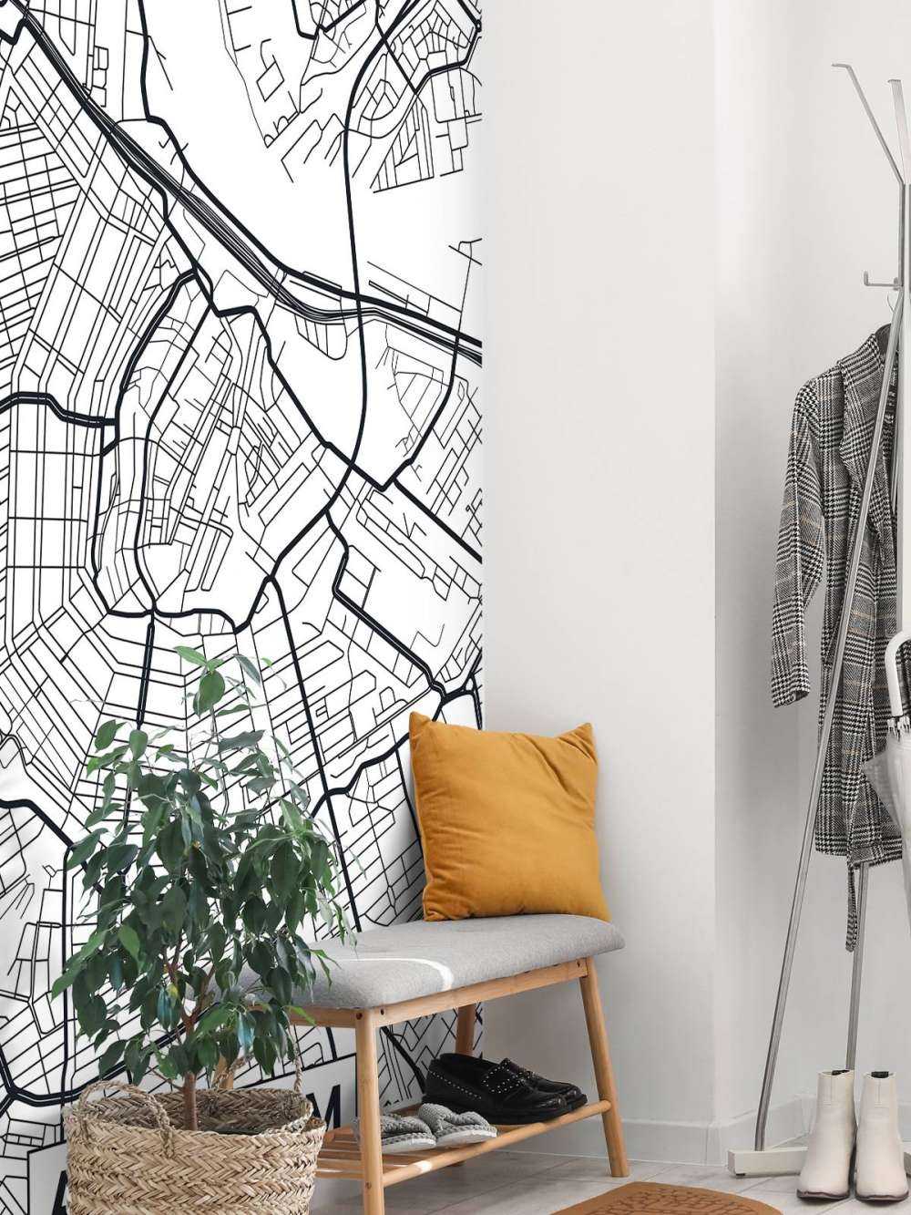 Amsterdam vector plattegrond