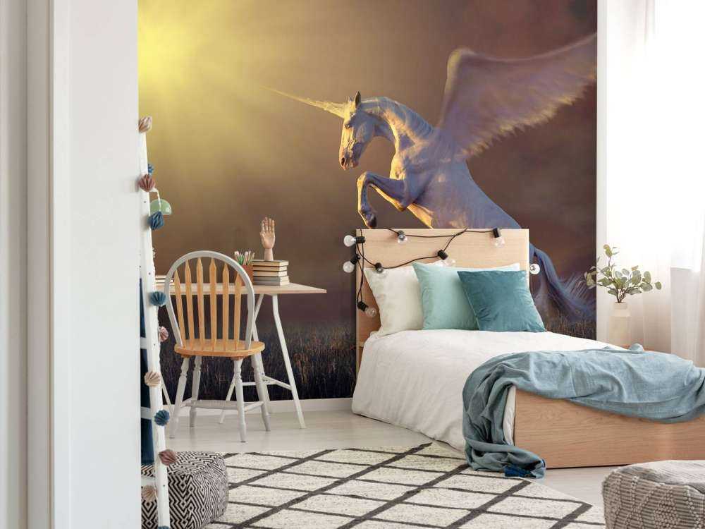 Unicorn met vleugels