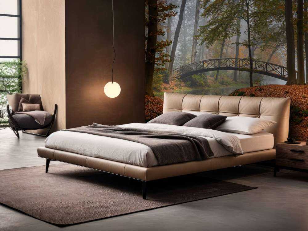 Bruggetje in het herfstbos