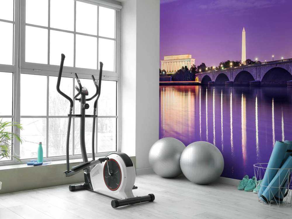 Washington met een paars effect