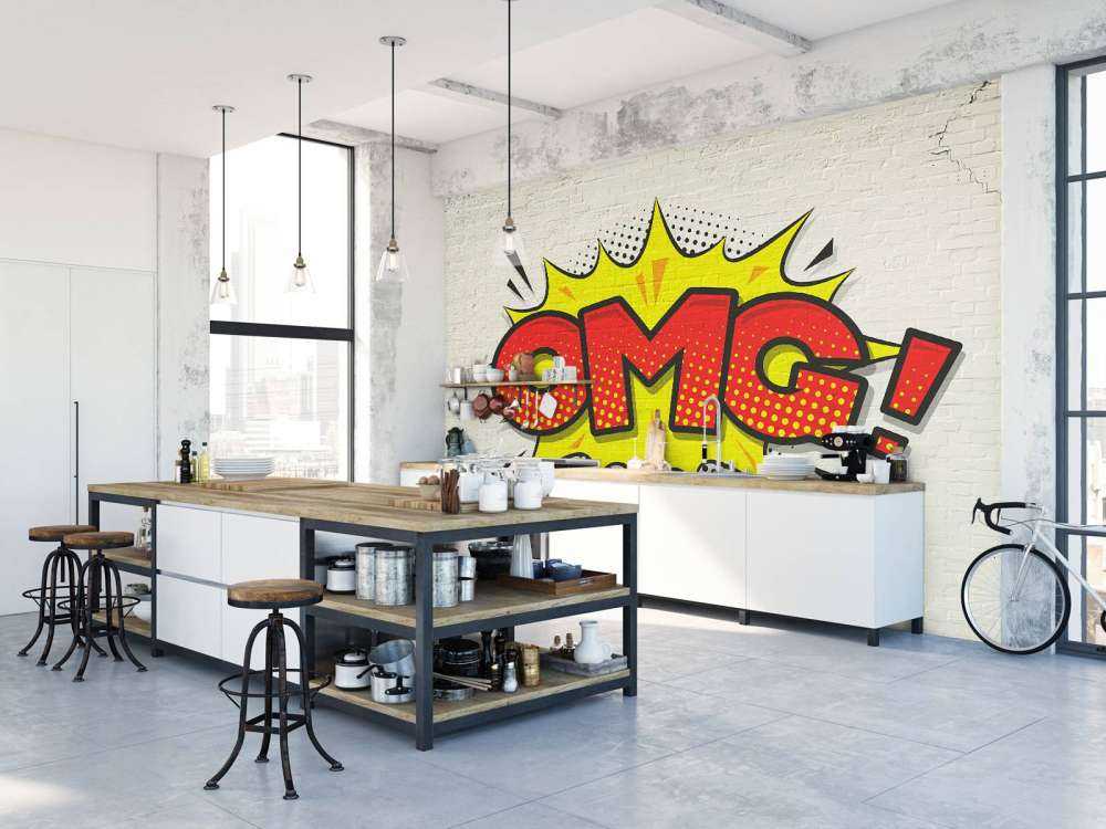 Gekleurde graffiti op muur