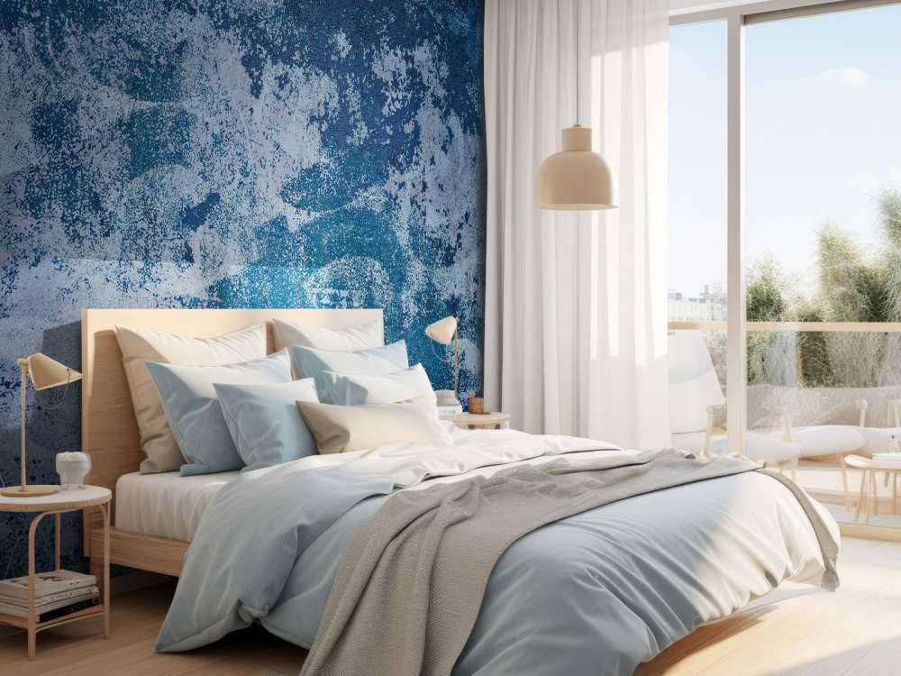 Verweerde muurschildering