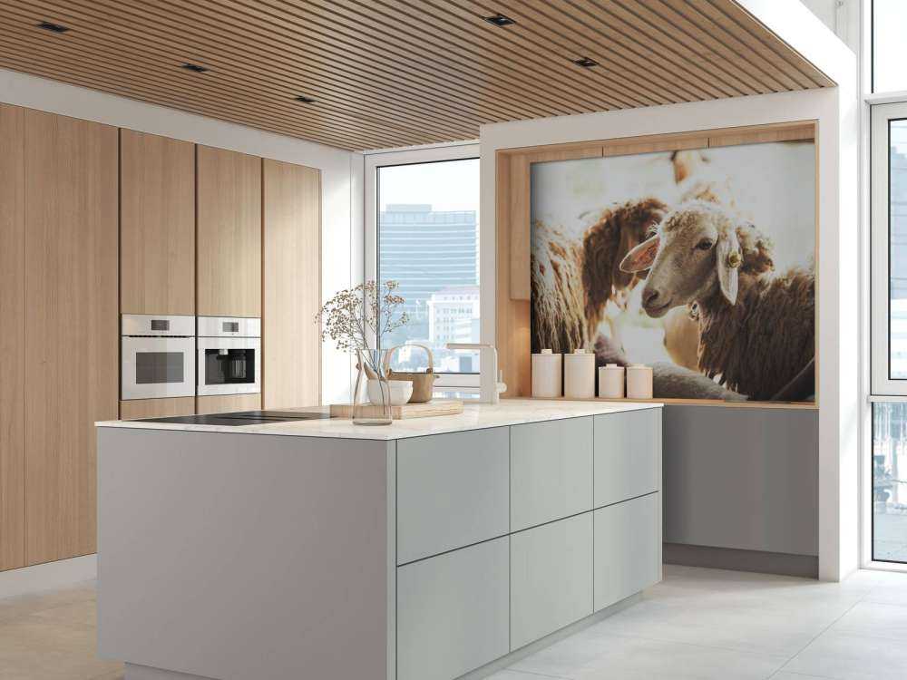 Schapen in de stalling