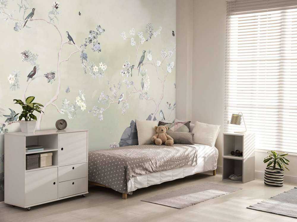 Birds in Garden Panorama 11