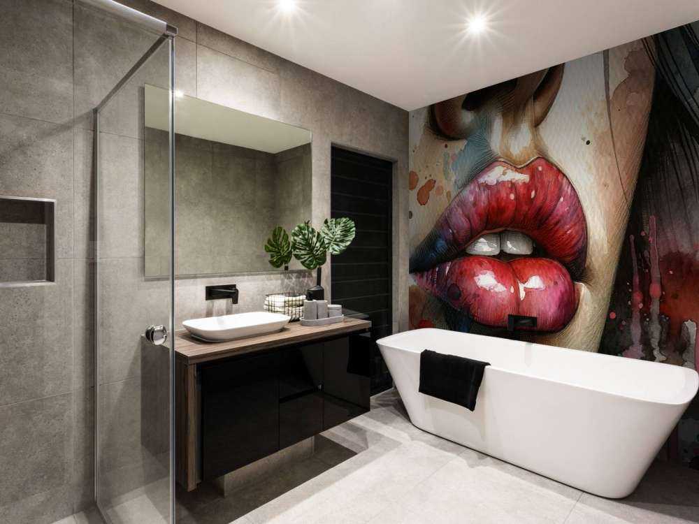 Watercolor Woman Lips #1