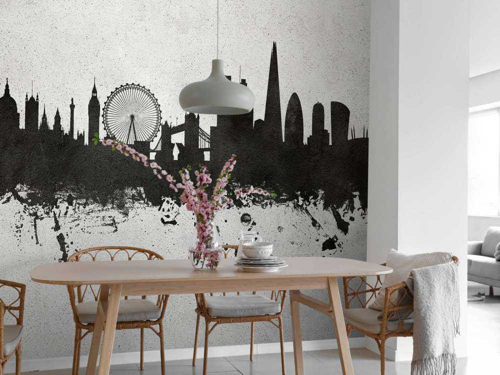 Waterverf skyline, Londen