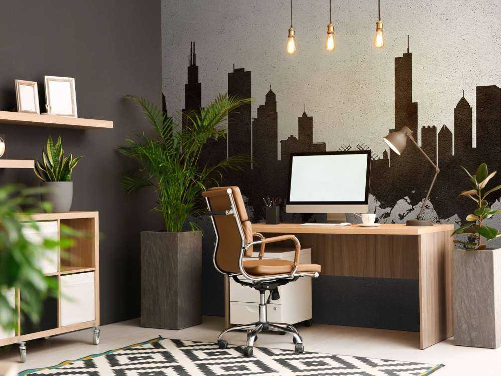 Waterverf skyline, Chicago