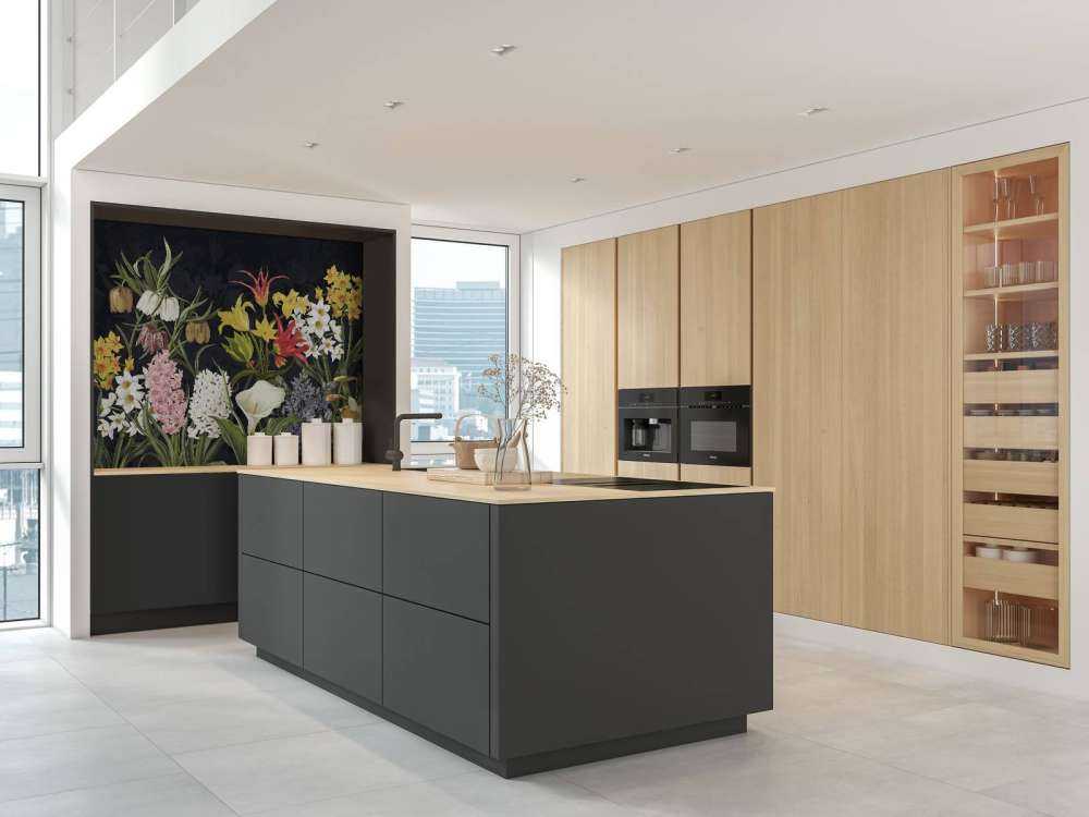 Spring Flowers - Silver Frost Gray