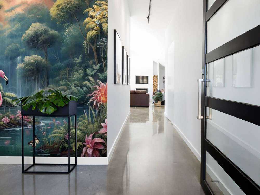 Schemerige Flamingo Eden