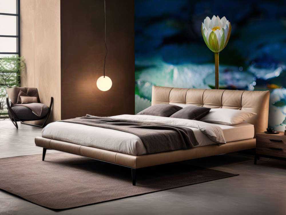 Lotusbloem in opkomend zonlicht