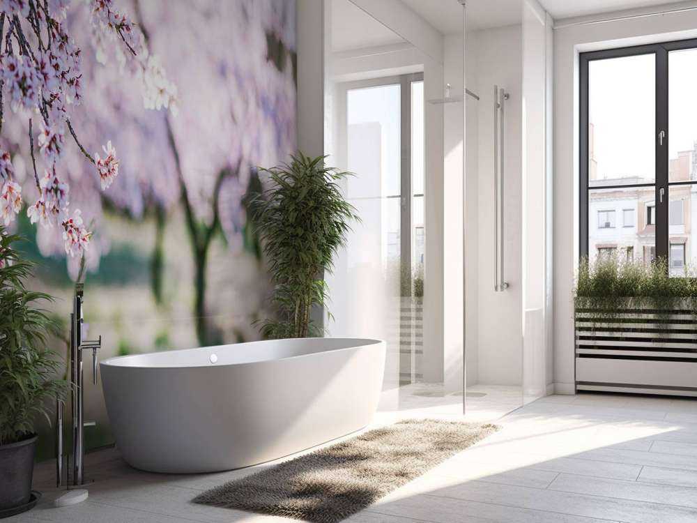 Bloeiende Amandelbomen