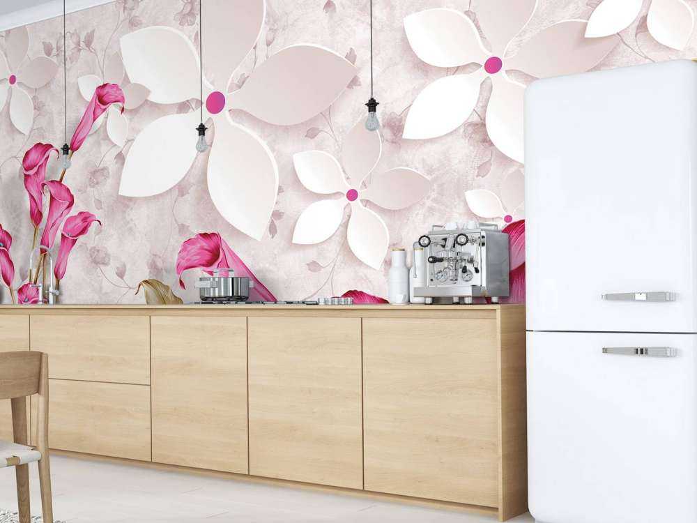 Roze witte bloemen