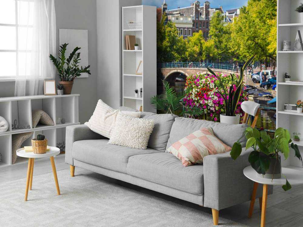 Fietsen op een Amsterdamse brug