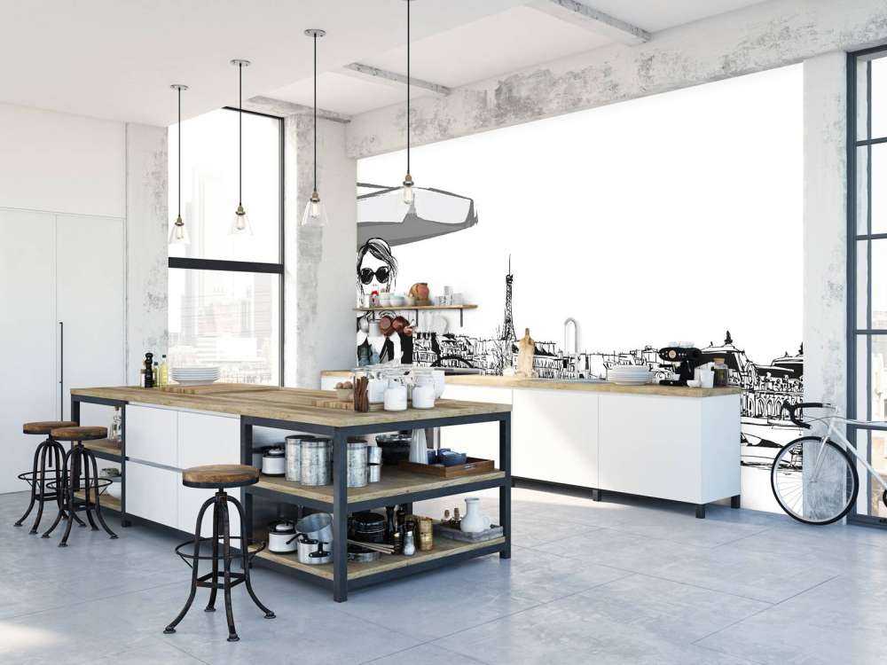 Vrouw ontbijt in Parijs