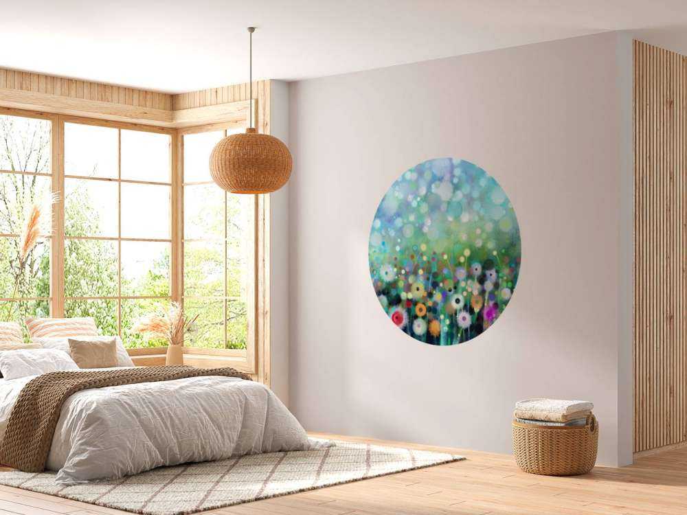 Abstracte bloemen aquarel