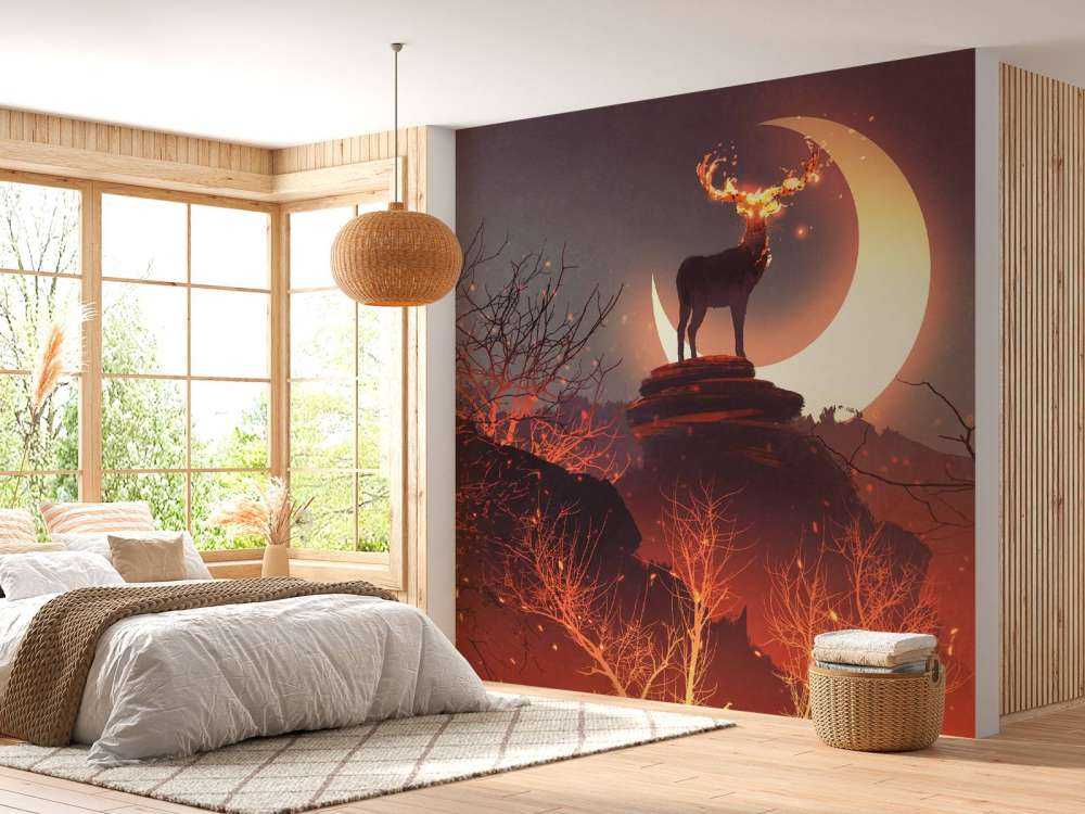 Hert in vuur en vlam