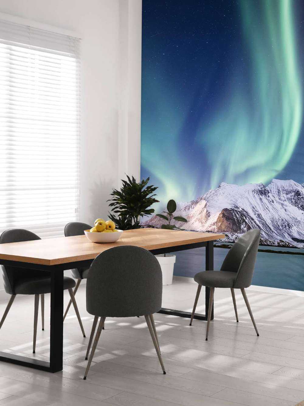 Mint kleurig Noorderlicht in Alaska