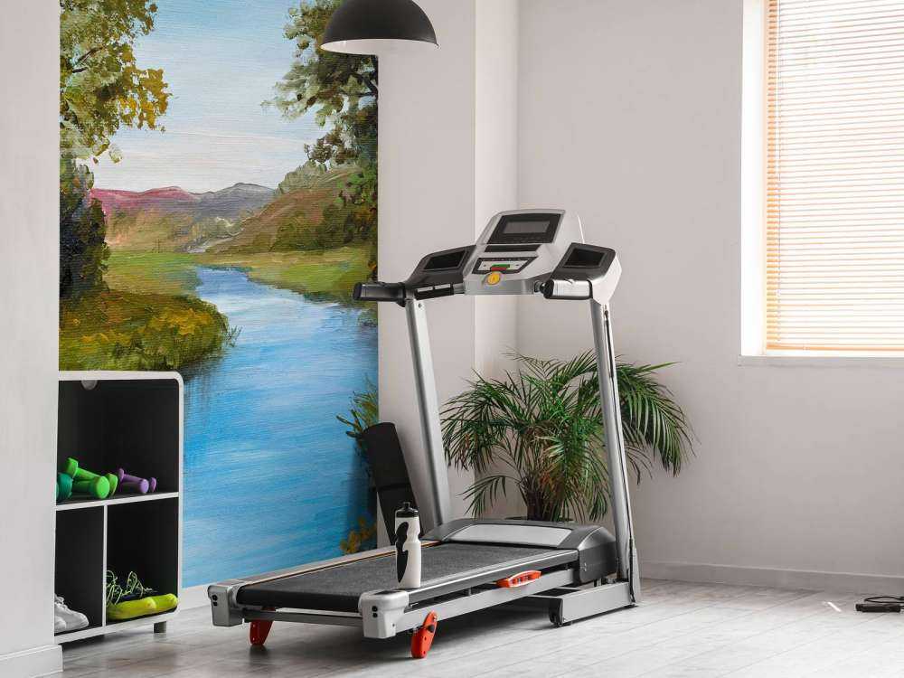 Boerderij met een zomers landschap schilderij