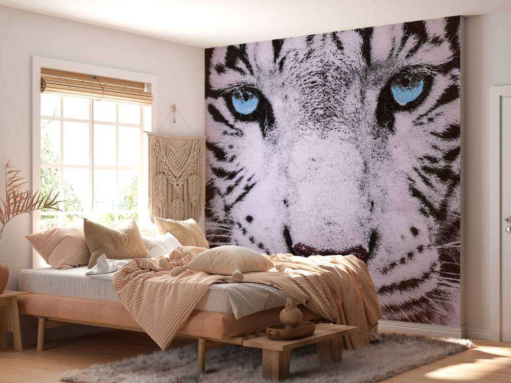 Gezicht van een Witte Tijger