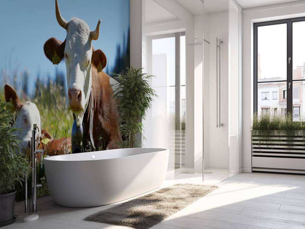 Liggende Koe en Kalf