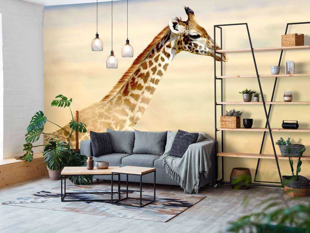 Giraffe in Nationaal Park van Kenia