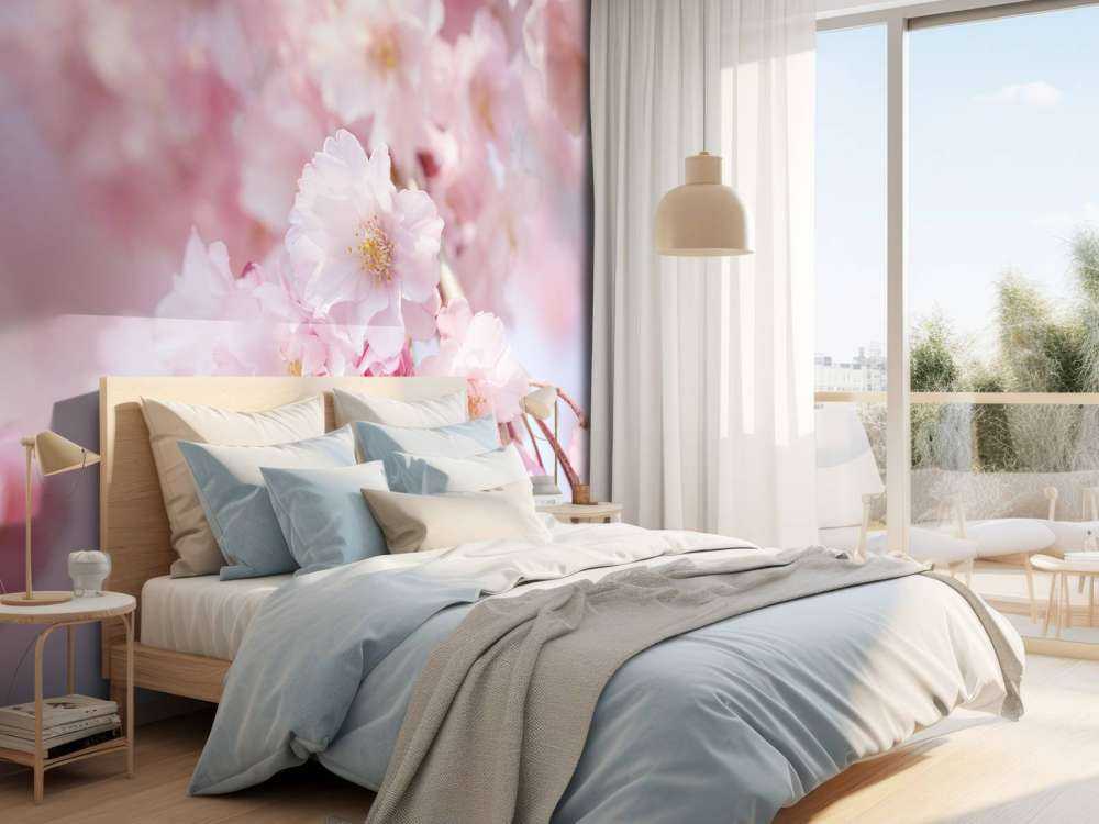 Close-up roze bloesems