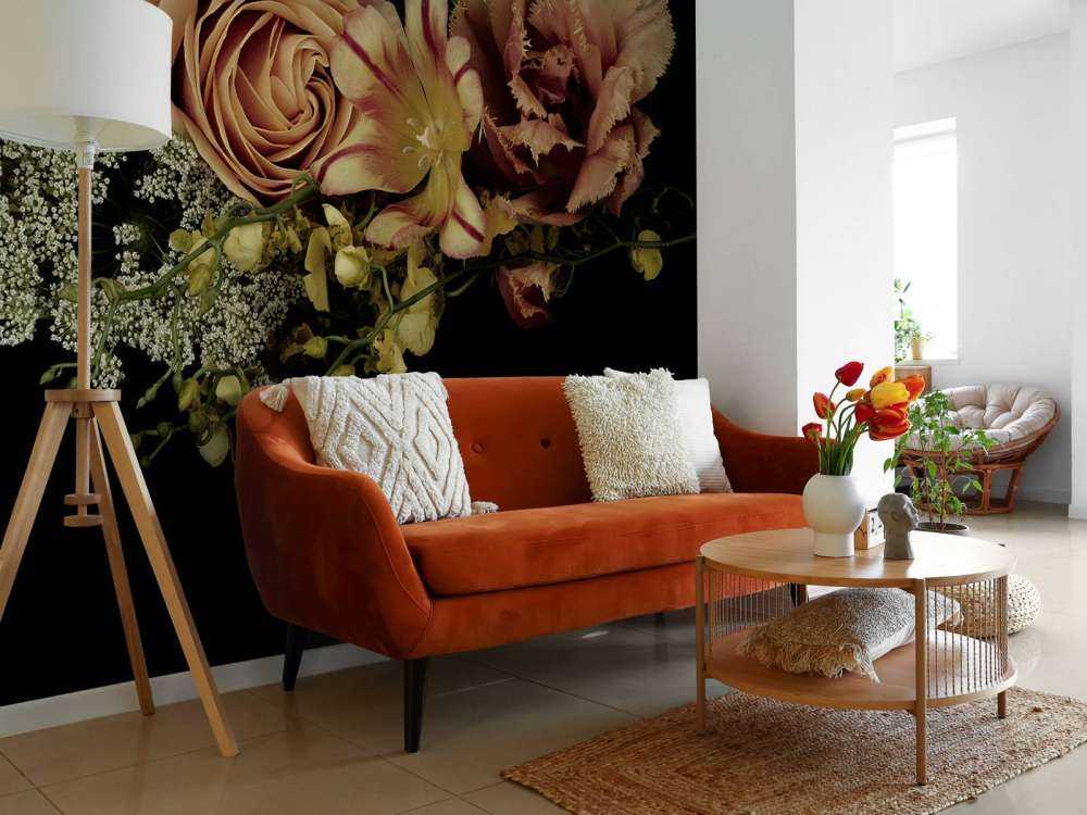 Slinger van bloemen