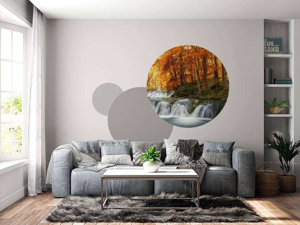 Waterval in de herfst