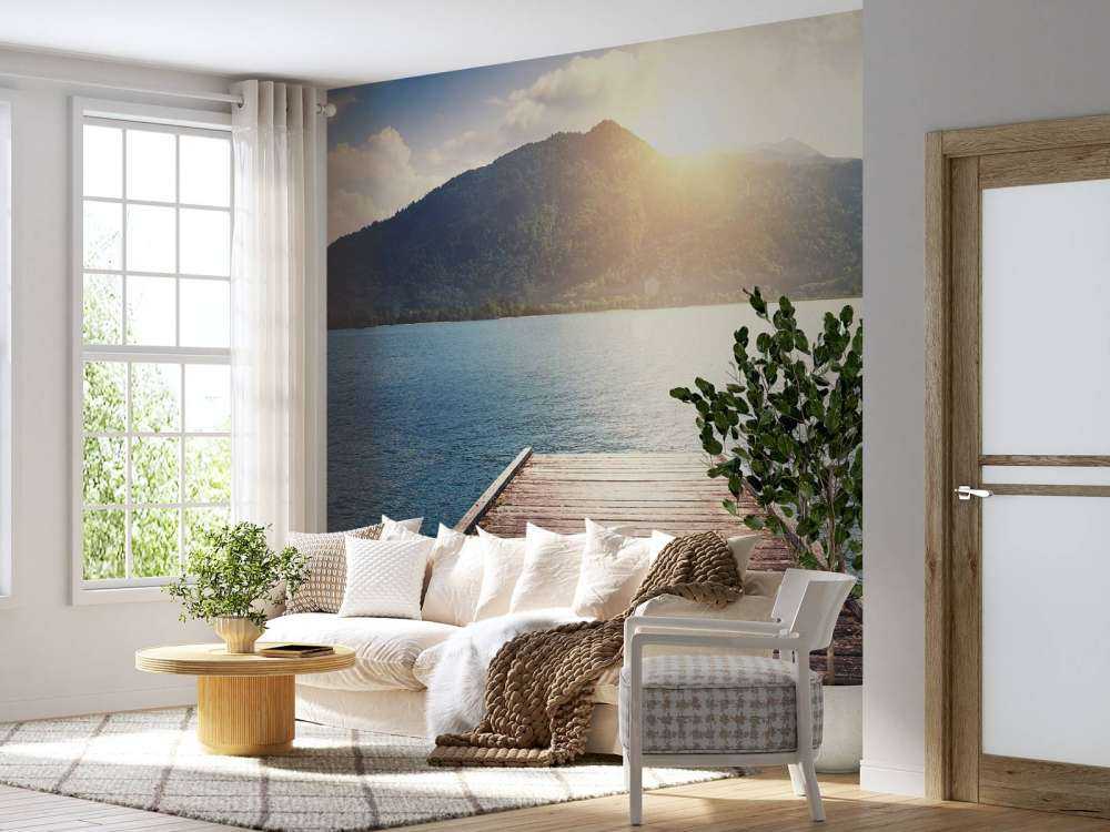 Steiger naar een meer