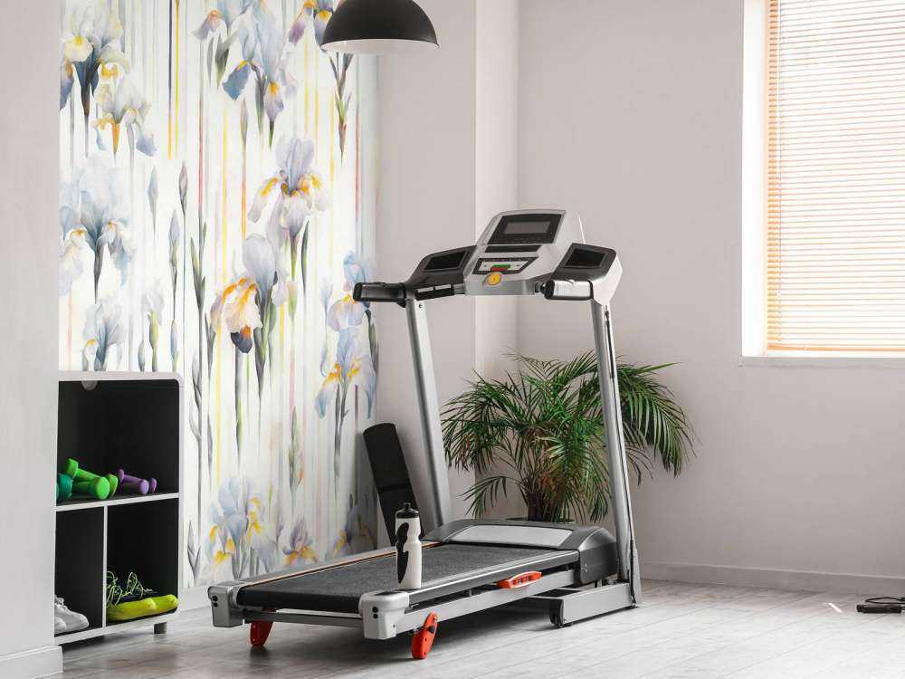 Irises and Stripes Seamless Blue