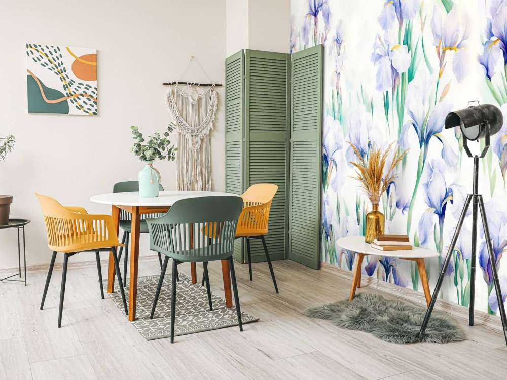 Irises Dance Seamless Pastel