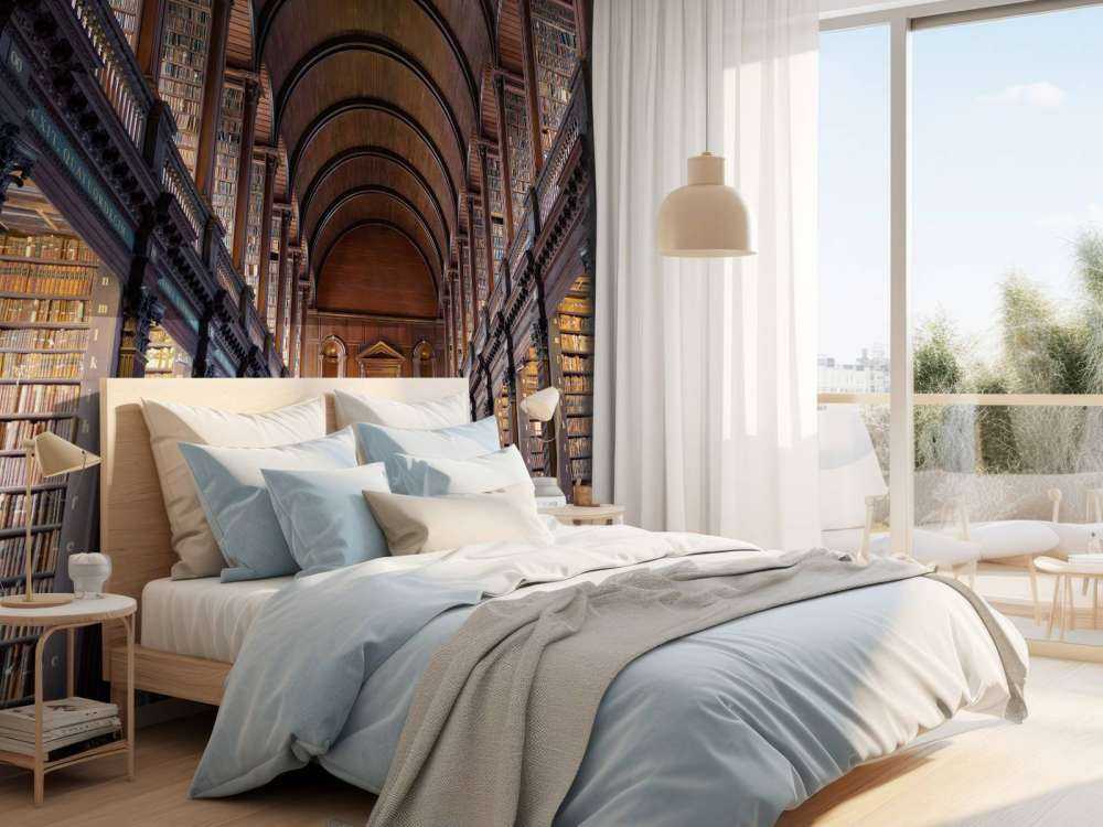 Klassieke Boekenzaal met Bogen