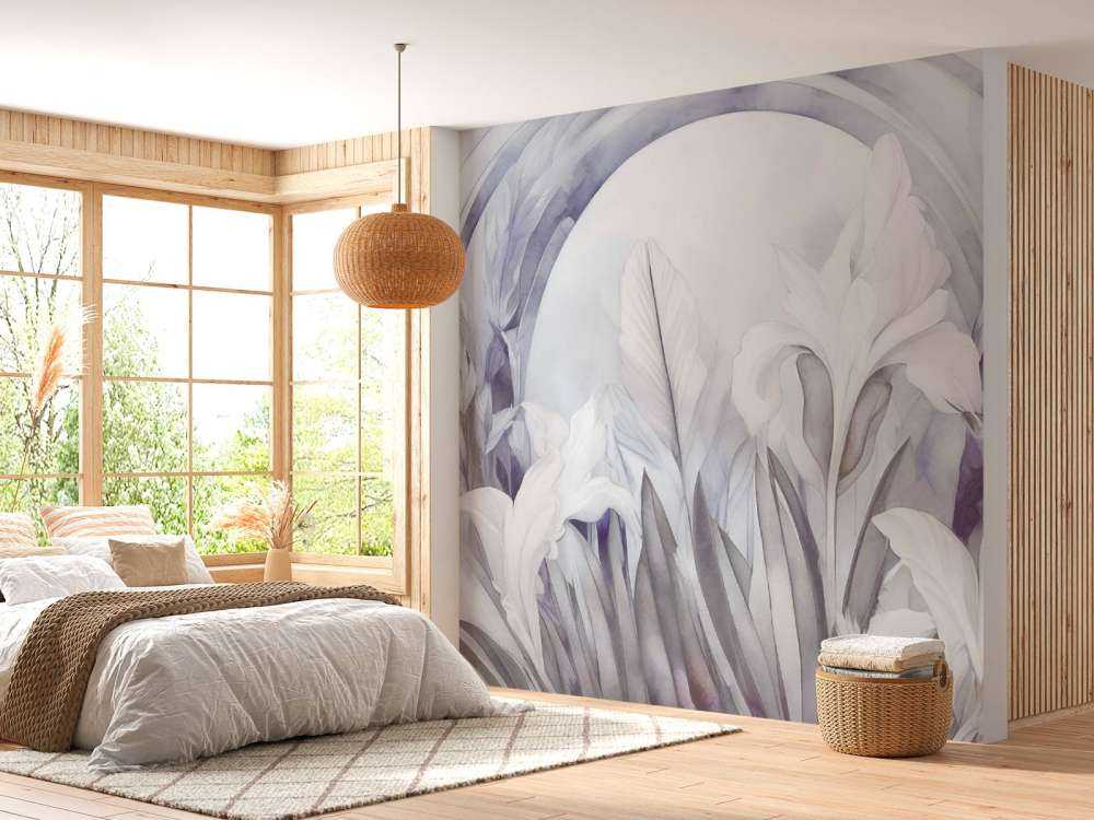 Irises at Sunrise Purple