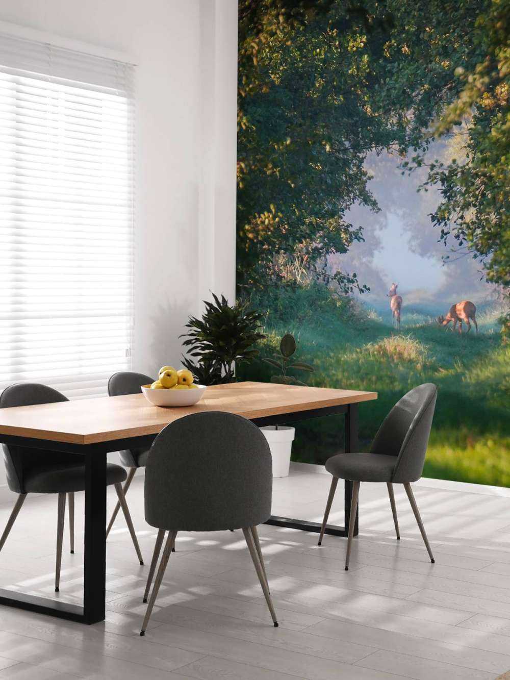 Bosdieren in het Morgenlicht