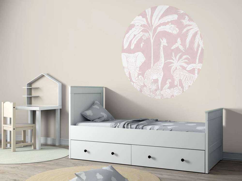 Monochrome Jungle - Pink