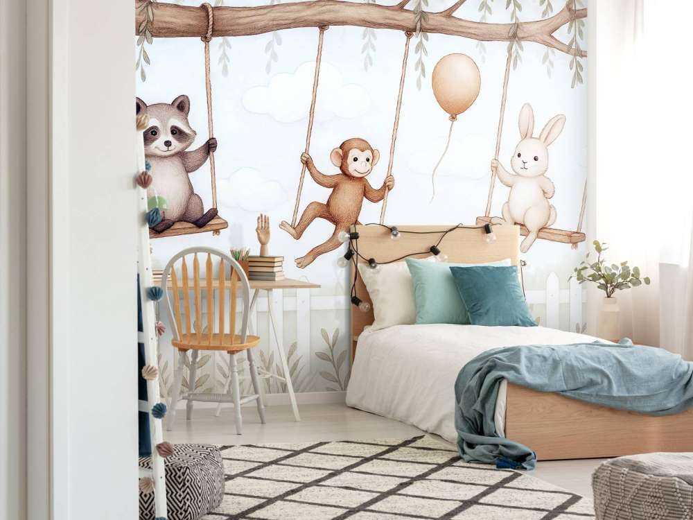 Schommelpret met bosvriendjes