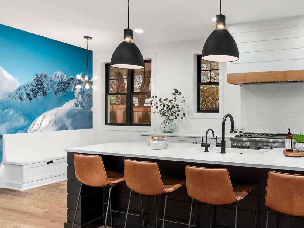 Verspoorde helling in alpine stilte