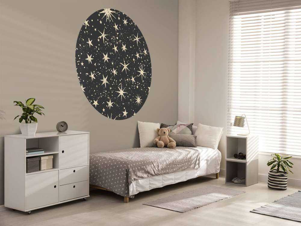 Sprankelende vintage sterrennacht