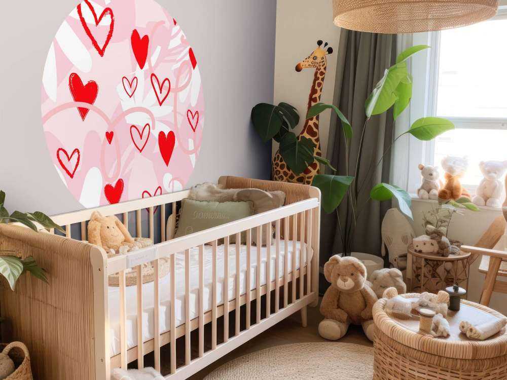 Speelse rode hartenzee