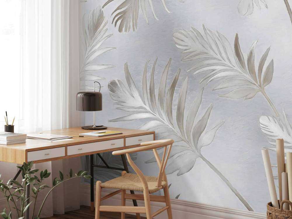 Golden leaves on dark Platinum