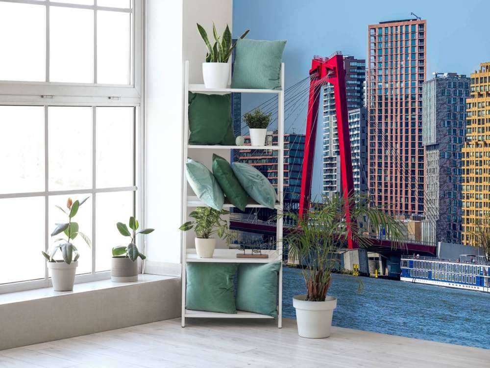 Willemsbrug en Rotterdamse Skyline