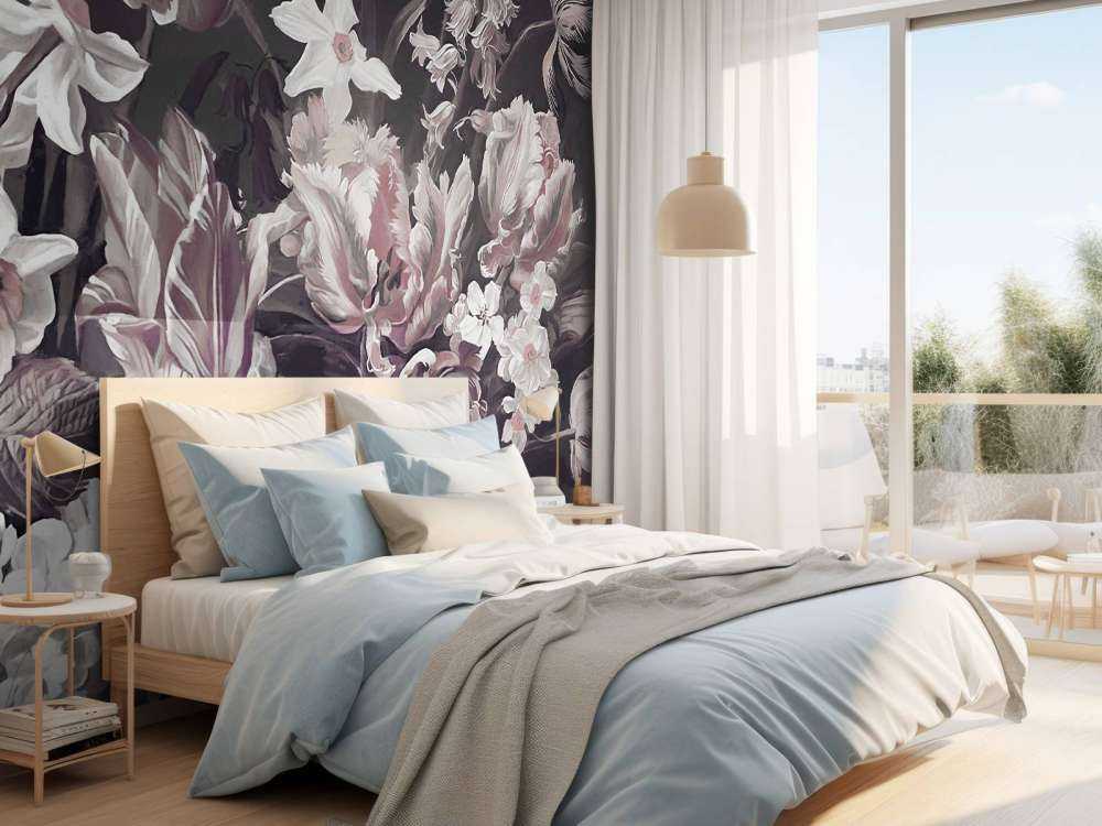 Bouquet with pions Pink